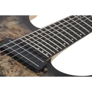 Schecter Reaper-7 Multiscale Elektro Gitar (Satin Charcoal Burst) - 4