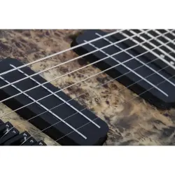 Schecter Reaper-7 Multiscale Elektro Gitar (Satin Charcoal Burst) - 6