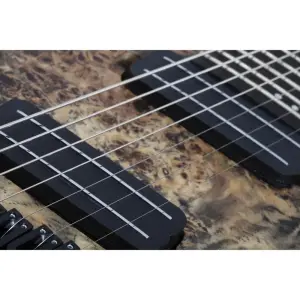Schecter Reaper-7 Multiscale Elektro Gitar (Satin Charcoal Burst) - 6