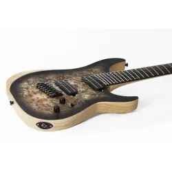 Schecter Reaper-7 Multiscale Elektro Gitar (Satin Charcoal Burst) - 7