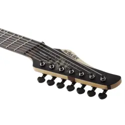 Schecter Reaper-7 Multiscale Elektro Gitar (Satin Charcoal Burst) - 8