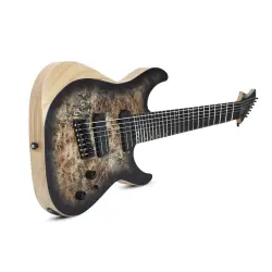 Schecter Reaper-7 Multiscale Elektro Gitar (Satin Charcoal Burst) - 10