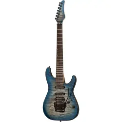 Schecter Sun Valley Super Shredder 7 III Elektro Gitar (Sky Burst) - 1