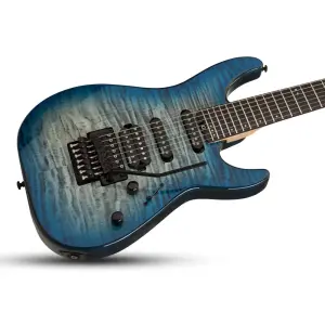 Schecter Sun Valley Super Shredder 7 III Elektro Gitar (Sky Burst) - 3
