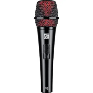 sE Electronics V2 Switch Cardioid Dynamic Handheld Vocal Mikrofonu (Siyah) - sE Electronics