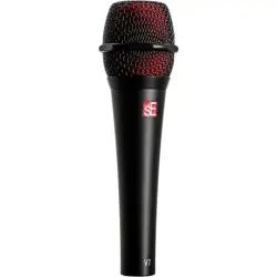 sE Electronics V7 Supercardioid Dynamic Vocal Mikrofonu (Siyah) - 2