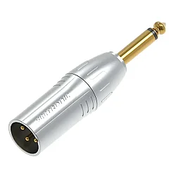 Seetronic MA3MP2 3 Pinli Erkek XLR - 6.3mm Mono Erkek Jak Çevirici Adaptör - Seetronic