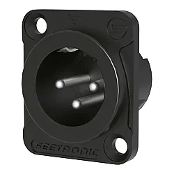 Seetronic MJ3F2C-B 3 Pinli Panel Tipi Erkek XLR Konnektör - Seetronic