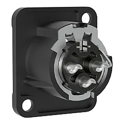 Seetronic MJ3F2C-B 3 Pinli Panel Tipi Erkek XLR Konnektör - 2