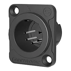 Seetronic MJ5F2C-B 5 Pinli Panel Tipi Erkek XLR Konnektör - Seetronic