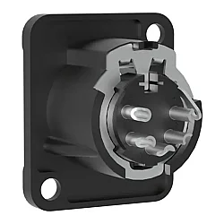 Seetronic MJ5F2C-B 5 Pinli Panel Tipi Erkek XLR Konnektör - 2