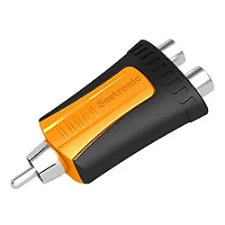 Seetronic MRM-2RF RCA Erkek - 2xRCA Dişi Çoklayıcı Çevirici Adaptör - Seetronic