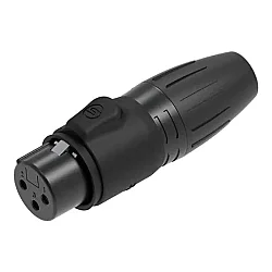 Seetronic SCWF3-B 3 Pinli Su Geçirmez Dişi XLR Kablo Konnektörü - Seetronic