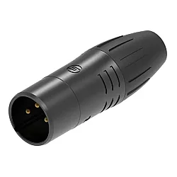 Seetronic SCWM3-B 3 Pinli Su Geçirmez Erkek XLR Kablo Konnektörü - Seetronic