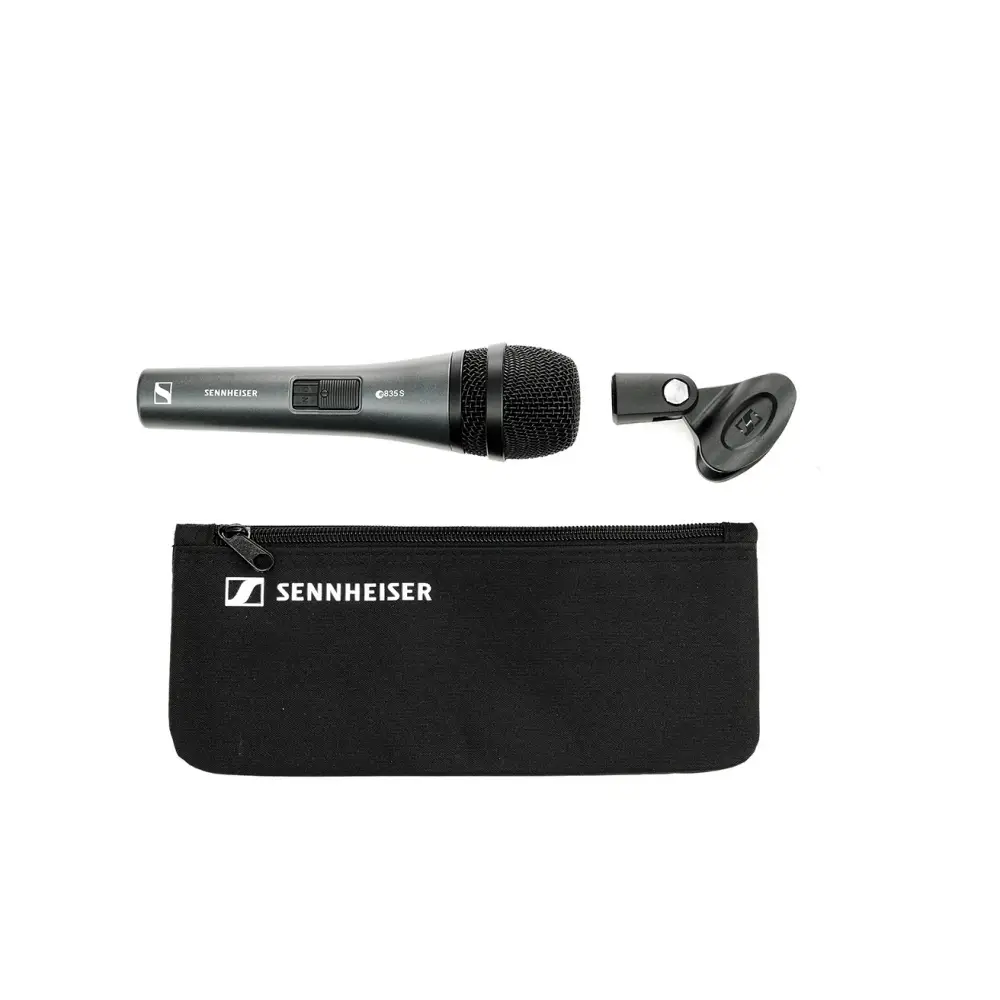 Sennheiser 3-Pack e 835-S Açma/Kapama Anahtarlı El Tipi Kardioid Dinamik Mikrofon Kiti (3'lü Paket) - 2