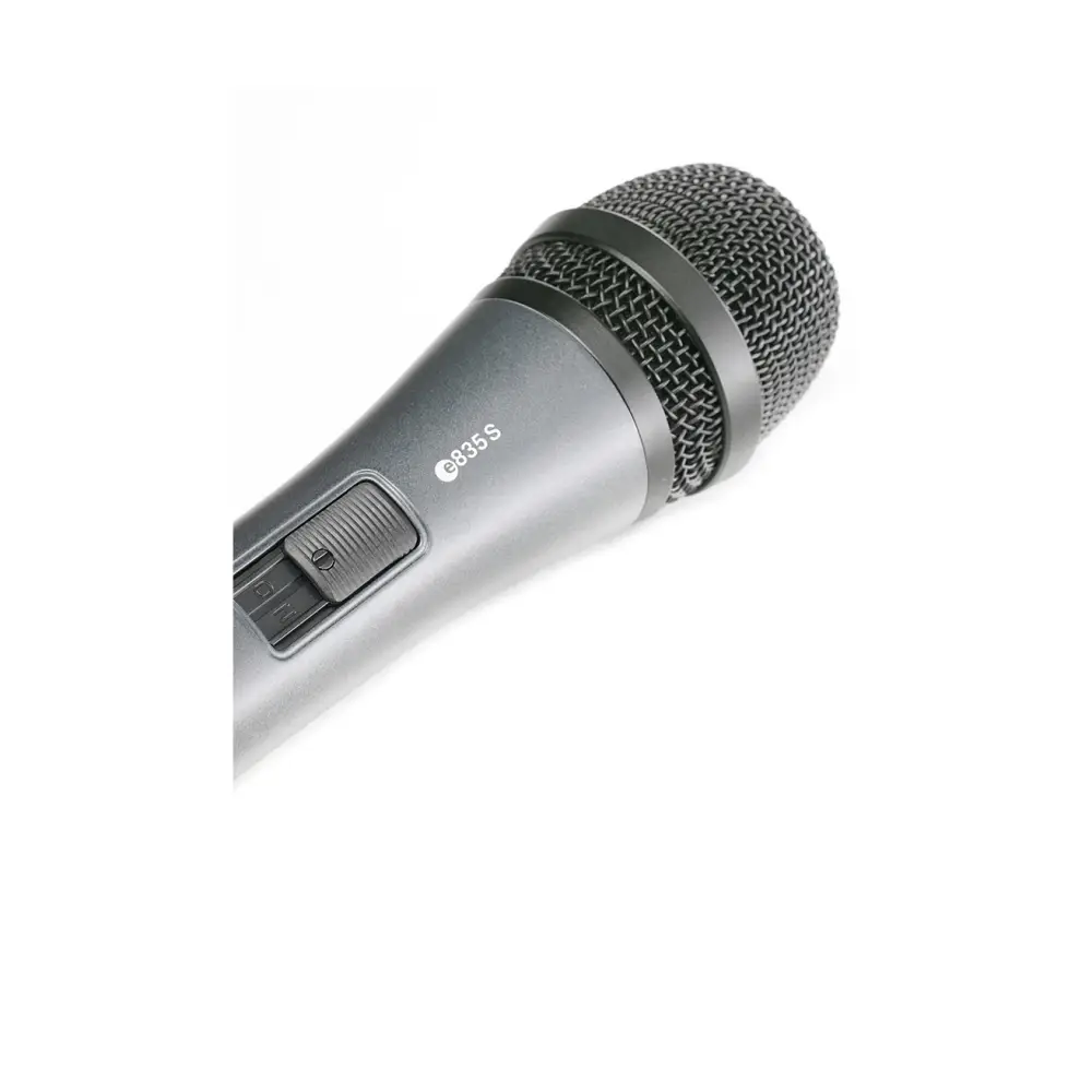 Sennheiser 3-Pack e 835-S Açma/Kapama Anahtarlı El Tipi Kardioid Dinamik Mikrofon Kiti (3'lü Paket) - 4