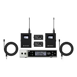Sennheiser EW-DX MKE 2 SET İki Kanallı Dijital Kablosuz Çift Yaka Mikrofonu Sistemi - Sennheiser