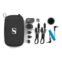 Sennheiser Profile Tek Kişilik Kablosuz Yaka Mikrofonu ve Kayıt Sistemi (Kamera ve Akıllı Telefonlar için) - 7