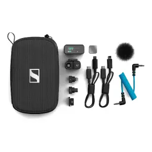 Sennheiser Profile Tek Kişilik Kablosuz Yaka Mikrofonu ve Kayıt Sistemi (Kamera ve Akıllı Telefonlar için) - 7