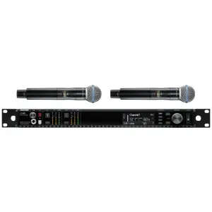 Shure AD24D/BETA58 Kablosuz Mikrofon Sistemi (2'li Paket) - 1
