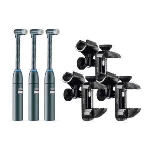 Shure BETA 98AMP 3'lü Miniatür Kardioid Davul Mikrofonu Seti - Shure