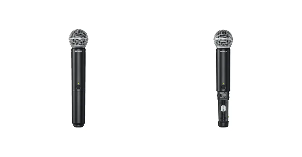 Shure BLX1288E/W85 SM58 El Tipi ve WL185 Yaka Tipi Kablosuz Kombo Sistem - 4