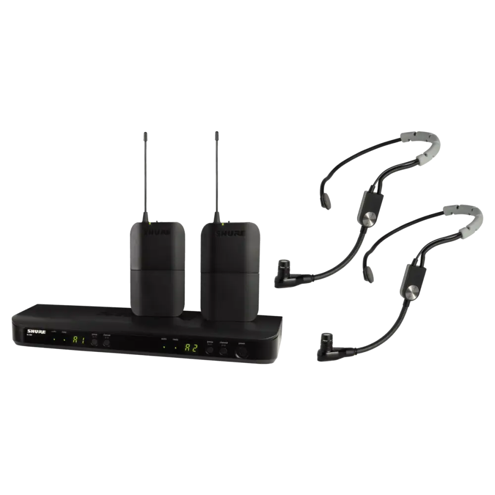 Shure BLX188E/SM35 Mikrofonlu Kablosuz Çift Sunucu Sistemi - Shure