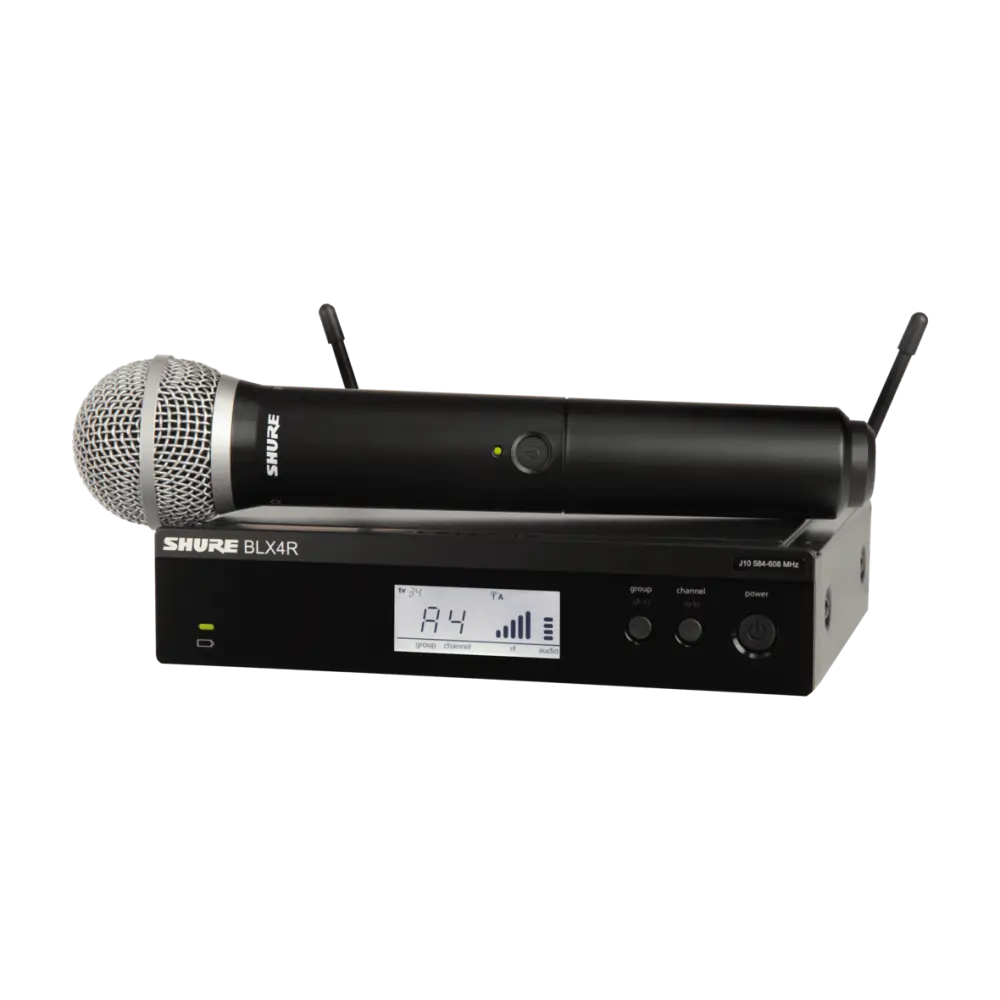 Shure BLX24RE/PG58 Kablosuz Rack Tipi Vokal Sistemi - Shure