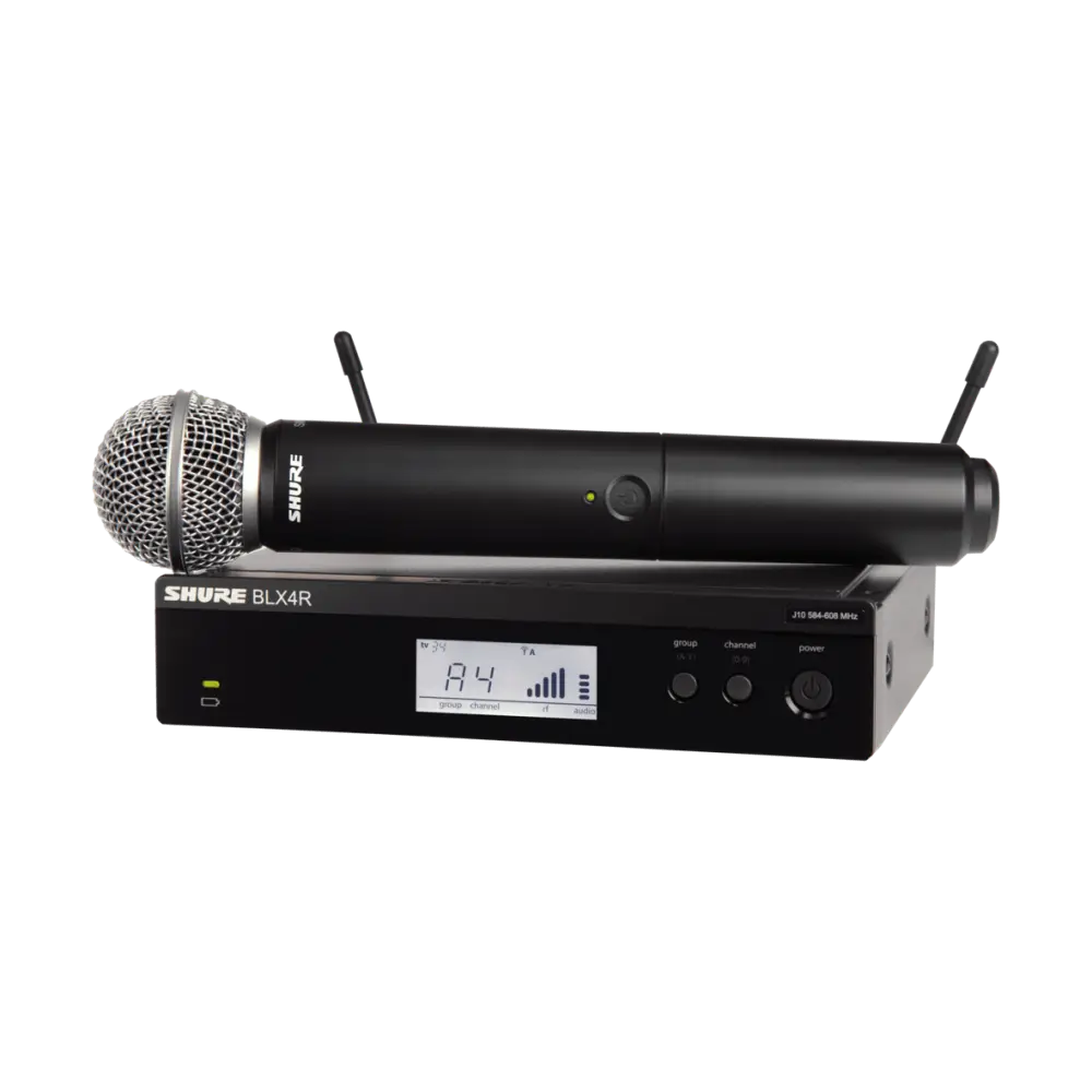 Shure BLX24RE/SM58 Kablosuz Rack Tipi Vokal Sistemi - Shure