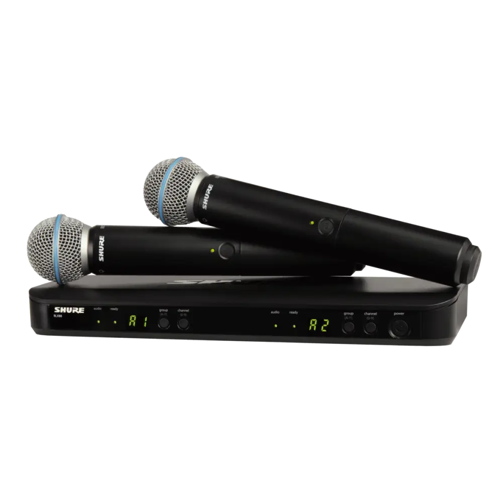 Shure BLX288E/B58 Kablosuz Çift Vokal Sistemi - 1