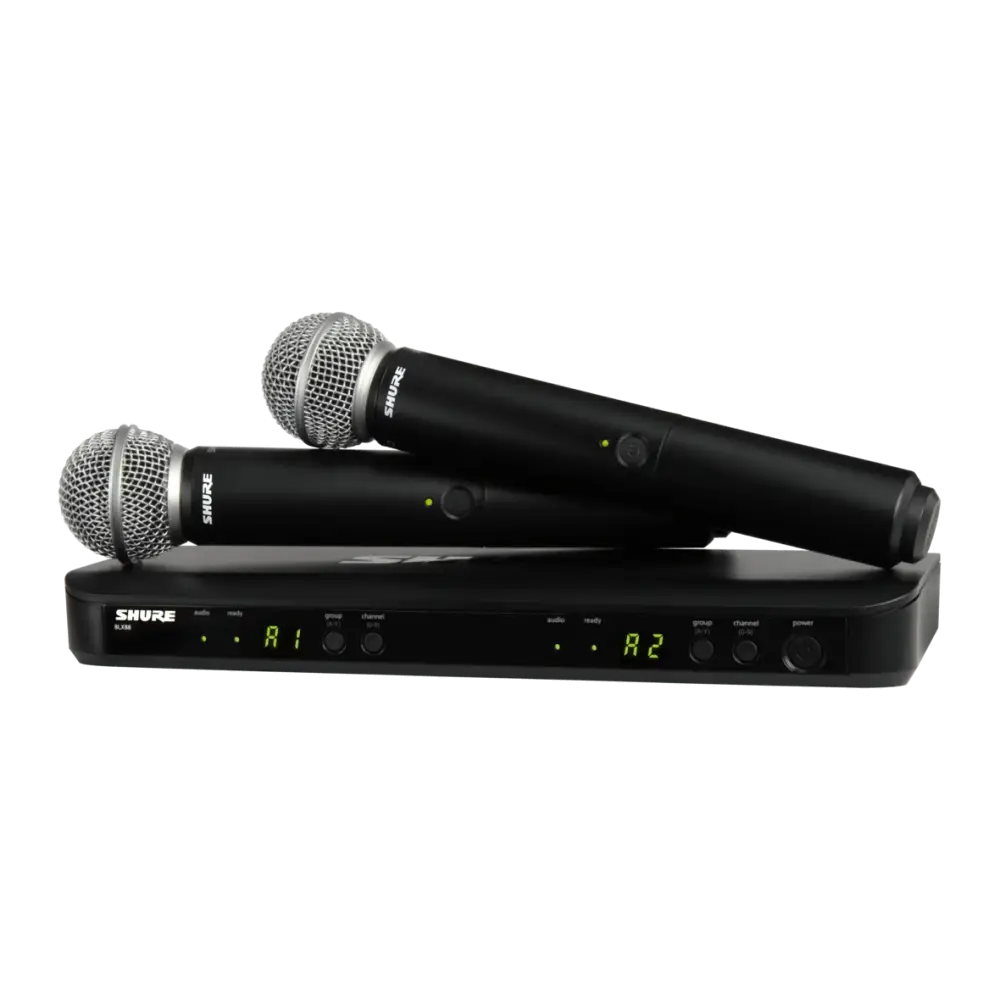 Shure BLX288E/SM58 Kablosuz Çift Vokal Sistemi - 1
