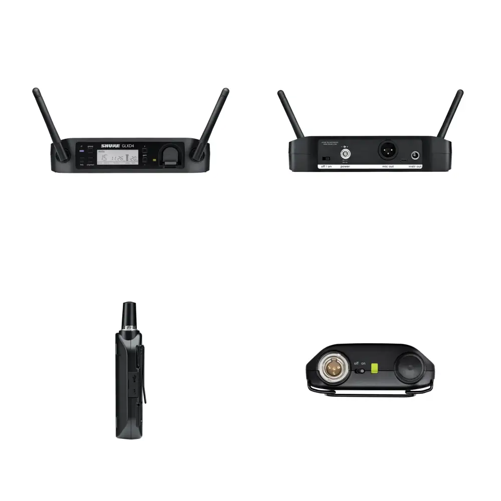 Shure GLXD14E/SM35 Mikrofonlu Dijital Kablosuz Kulaklık Sistemi - 5