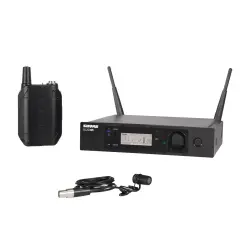 Shure GLXD14RE/85 WL185 Yaka Mikrofonlu Dijital Kablosuz Rack Sistemi - Shure