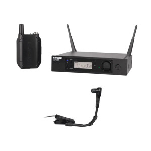 Shure GLXD14RE/B98 BETA®98H Esnek Gooseneck Mikrofonlu Dijital Kablosuz Rack Sistemi - Shure