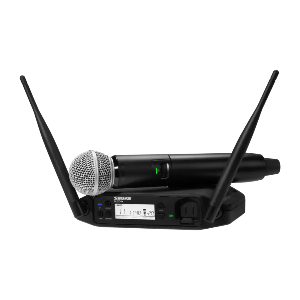 Shure GLXD24E/SM58 Vokal Mikrofonlu Dijital Kablosuz El Sistemi - 1
