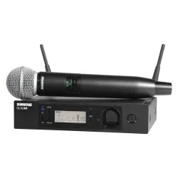 Shure GLXD24RE/SM58 Vokal Mikrofonlu Dijital Kablosuz Rack Sistemi - Shure
