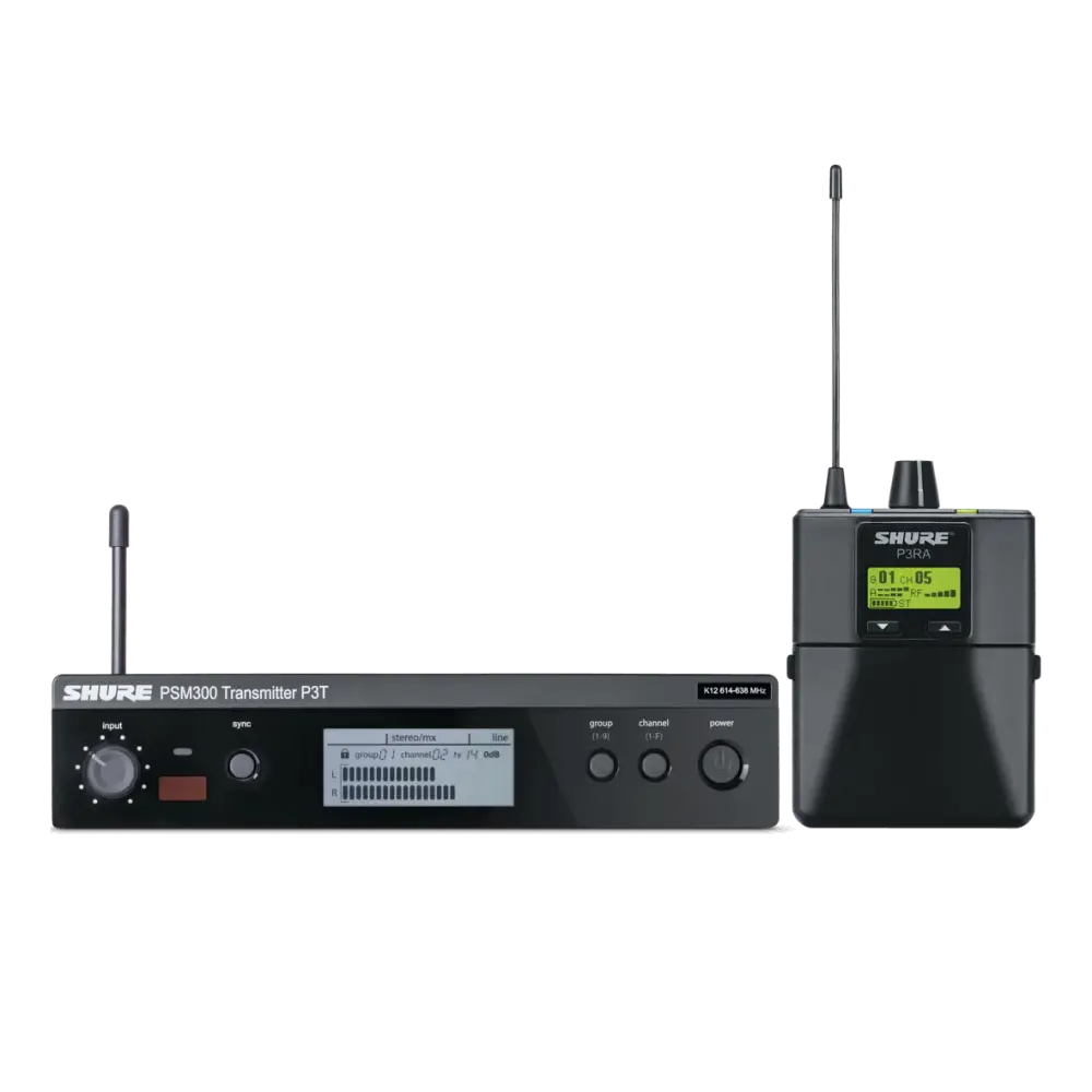 Shure P3TERA PSM300 PSM 300 Kablosuz Kulak İçi Monitör Seti - Shure