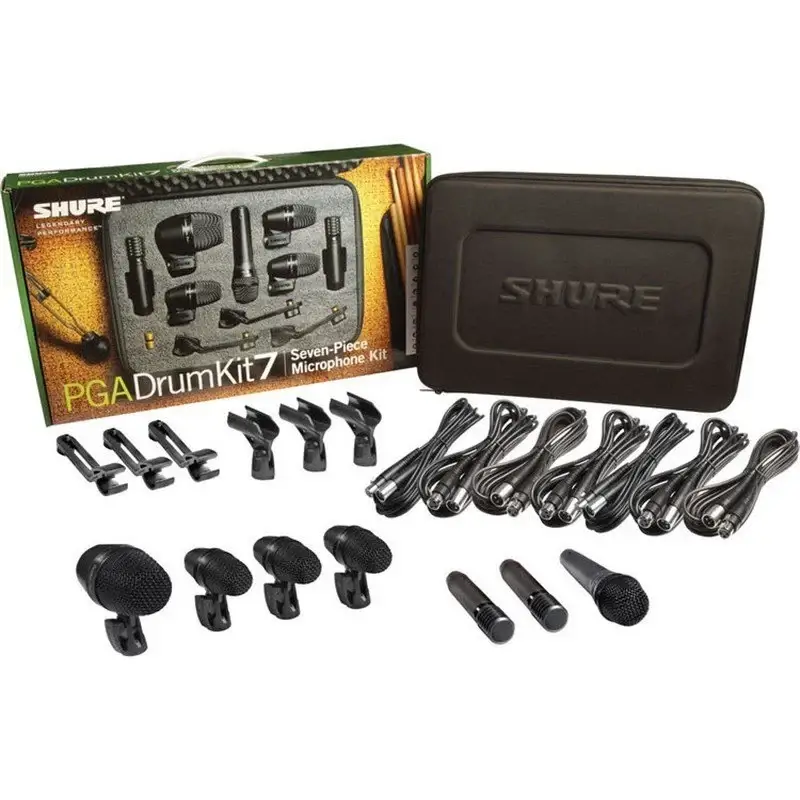 Shure - Shure PGADRUMKIT7 Davul Mikrofon Seti