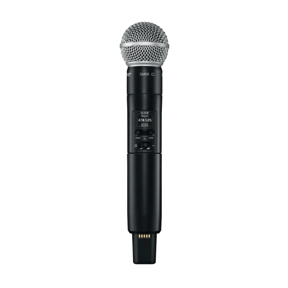 Shure SLXD2/SM58 Dijital Kablosuz Vokal Mikrofonu - Shure