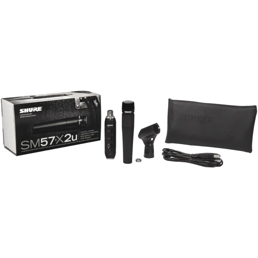 Shure SM57-X2U XLR-USB Çeviricili Kardioid Enstrüman Mikrofonu - 4