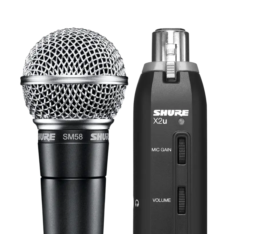 Shure SM58-X2U Adaptörlü Dinamik Cardioid Mikrofon - 1