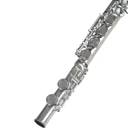 SILVER SFL-190ES Gümüş Kaplama Yan Flüt - 5