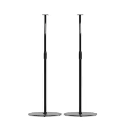 SLH Yüksekliği Ayarlanabilir Uydu Hoparlör Standı Çifti Siyah - 1