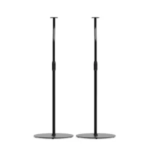 SLH Yüksekliği Ayarlanabilir Uydu Hoparlör Standı Çifti Siyah - 1