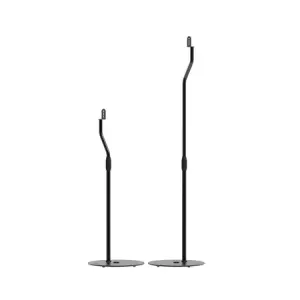 SLH Yüksekliği Ayarlanabilir Uydu Hoparlör Standı Çifti Siyah - 3