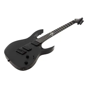 Solar A1.6BOP-FF 6 Telli Multiscale Fan Fret Elektro Gitar (Black Open Pore Matte) - 3