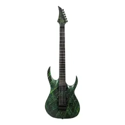 Solar A1.6FRCLN Canibalismo+ 6 Telli Elektro Gitar (Black Lemon Neon Canibalismo Matte) - 1