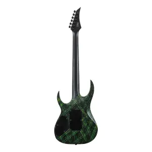Solar A1.6FRCLN Canibalismo+ 6 Telli Elektro Gitar (Black Lemon Neon Canibalismo Matte) - 2