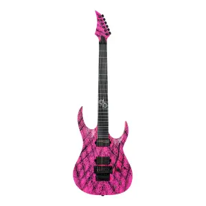 Solar A1.6FRPN Canibalismo Sustainiac+ 6 Telli Elektro Gitar (Pink Neon Matte) - 1