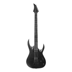 Solar A1.6SVART-29+ 6 Telli Bariton Elektro Gitar (Carbon Black Matte) - 1